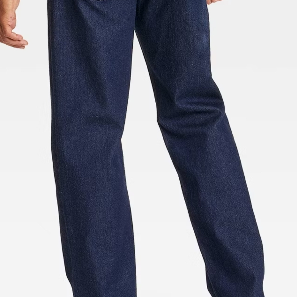 Goodfellow & Co Men's Dark Blue Straight Jeans
